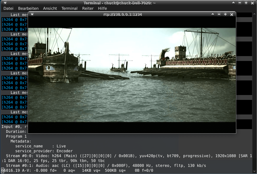 FFplay Linux Example FFPLAY-Stream-Linux